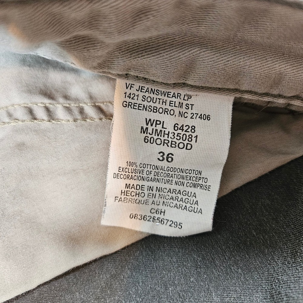 Wrangler Hero Originals Cargo Shorts Mens 36 Black Faded Cotton Relaxed Utility - Picture 2 of 11